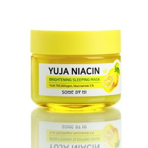 Освітлююча нічна маска Some By Mi Yuja Niacin Brightening Sleeping Mask (60 мл) – Купити в Україні Ulitka Beauty