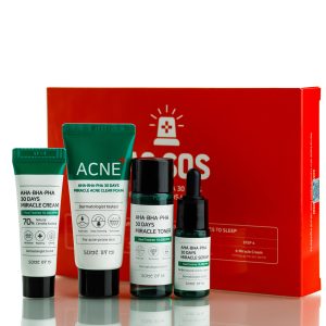 Набор кислотных средств Some by mi AHA-BHA-PHA 30 Days Miracle AC SOS Kit (1 шт) – Купити в Україні Ulitka Beauty Набор кислотных средств Some by mi AHA-BHA-PHA 30 Days Miracle AC SOS Kit (1 шт) – Купити в Україні Ulitka Beauty