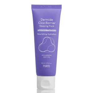 Нічна маска з екстрактом центелли Purito Dermide Cica Barrier Sleeping Pack (80 мл) – Купити в Україні Ulitka Beauty