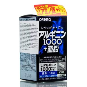 Аргінін та цинк ORIHIRO L-Arginine (120 шт - 30 дн) – Купити в Україні Ulitka Beauty Аргінін та цинк ORIHIRO L-Arginine (120 шт - 30 дн) – Купити в Україні Ulitka Beauty