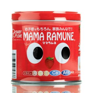Дитячі вітаміни А, С, Е зі смаком полуниці Mama Ramune (200 шт - 100 дн) – Купити в Україні Ulitka Beauty