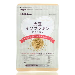 Ізофлавони сої з вітамінами D та фолієвою SEEDCOMS Soy Isoflavones (30 шт - 30 дн) – Купити в Україні Ulitka Beauty