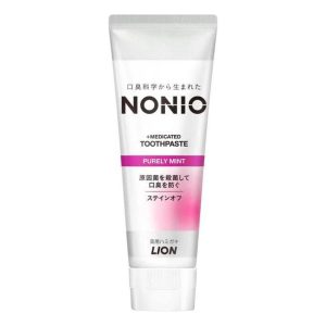 Зубная паста отбеливающая «чистая мята» LION Nonio Medicated Toothpaste Purely Mint (130 гр) – Купити в Україні Ulitka Beauty