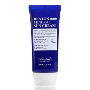 Солнцезащитный крем на минеральной основе Benton Skin Fit Mineral Sun Cream SPF50/PA++++ (50 мл) – Купити в Україні Ulitka Beauty Солнцезащитный крем на минеральной основе Benton Skin Fit Mineral Sun Cream SPF50/PA++++ (50 мл) – Купити в Україні Ulitka Beauty