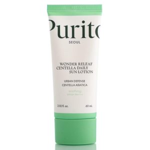Сонцезахисний лосьйон із центеллою Purito SEOUL Wonder Releaf Centella Daily Sun Lotion (60 мл) – Купити в Україні Ulitka Beauty