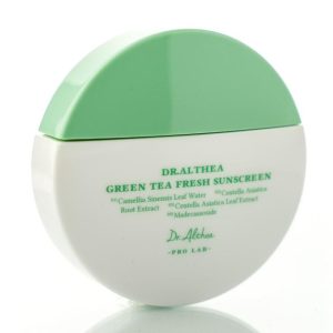 Сонцезахисний крем із екстрактом зеленого чаю Dr. Althea Pro Lab Green Tea Fresh Sunscreen SPF50+ (45 мл) – Купити в Україні Ulitka Beauty