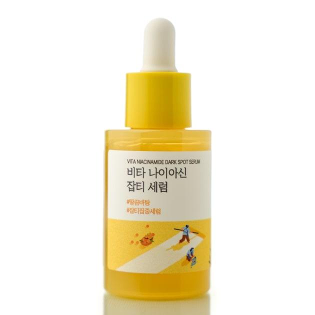 Освітлювальна сироватка з вітаміном C і ніацинамідом ROUND LAB Vita Niacinamide Dark Spot Serum (30 мл)