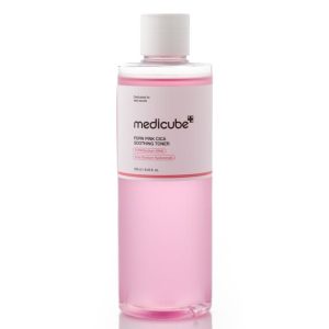 Заспокійливий тонер із полінуклеотидами та центеллою Medicube PDRN Pink Cica Soothing Toner (250 мл) – Купити в Україні Ulitka Beauty