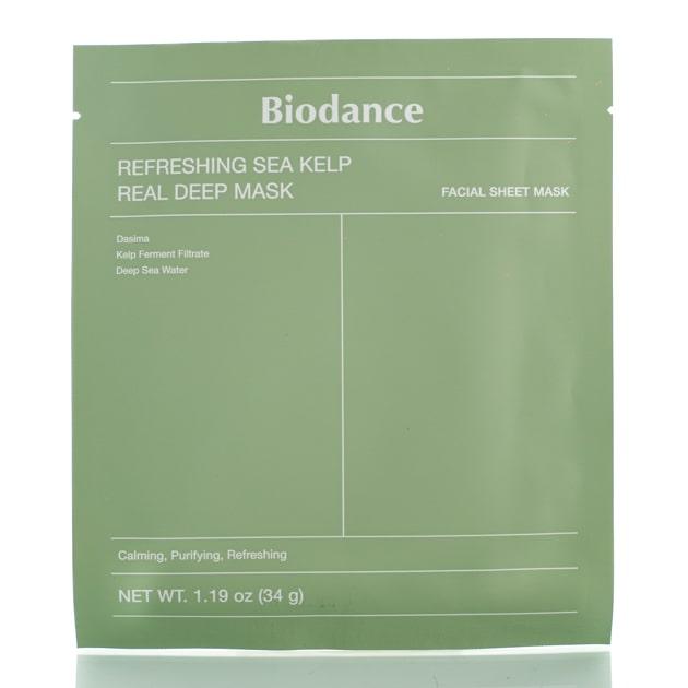 Освежающая гидрогелевая маска с морскими водорослями Biodance Refreshing Sea Kelp Real Deep (1 шт - 34 мл)