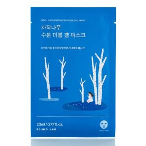 Зволожуюча гелева маска з березовим соком ROUND LAB Birch Juice Moisturizing Double Gel Mask (1 шт - 23 мл) – Купити в Україні Ulitka Beauty