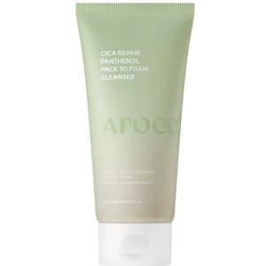 Очищувальна маска-піна з центеллою та пантенолом Arocell Cica Repair Panthenol Pack-to-Foam Cleanser (120 гр) – Купити в Україні Ulitka Beauty