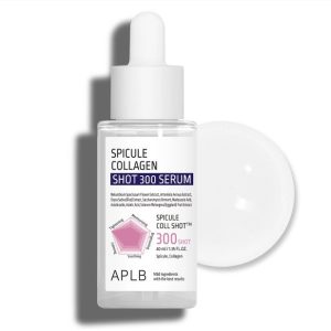 Сироватка для зміцнення шкіри зі спікулами та колагеном APLB Spicule Collagen Shot 300 Serum (40 мл) – Купити в Україні Ulitka Beauty